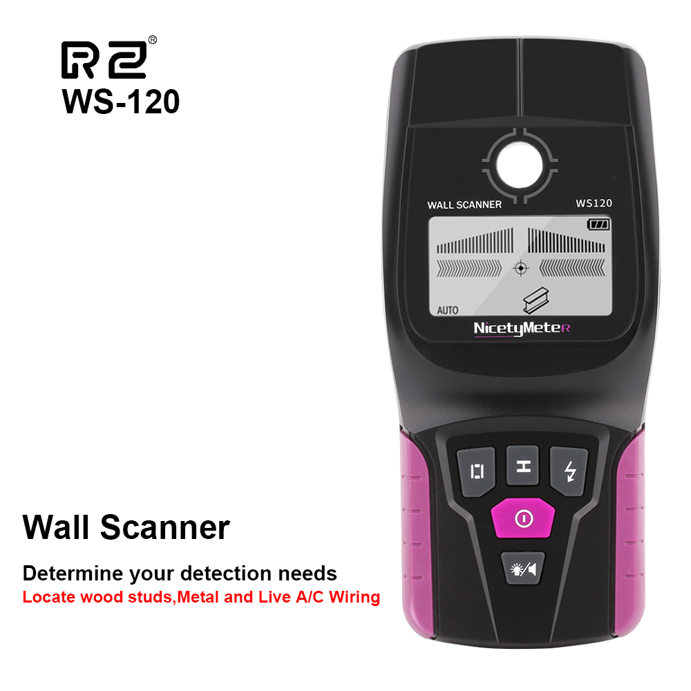Water Leak Detector Wired - RZ pemindai dinding multifungsi, detektor dinding