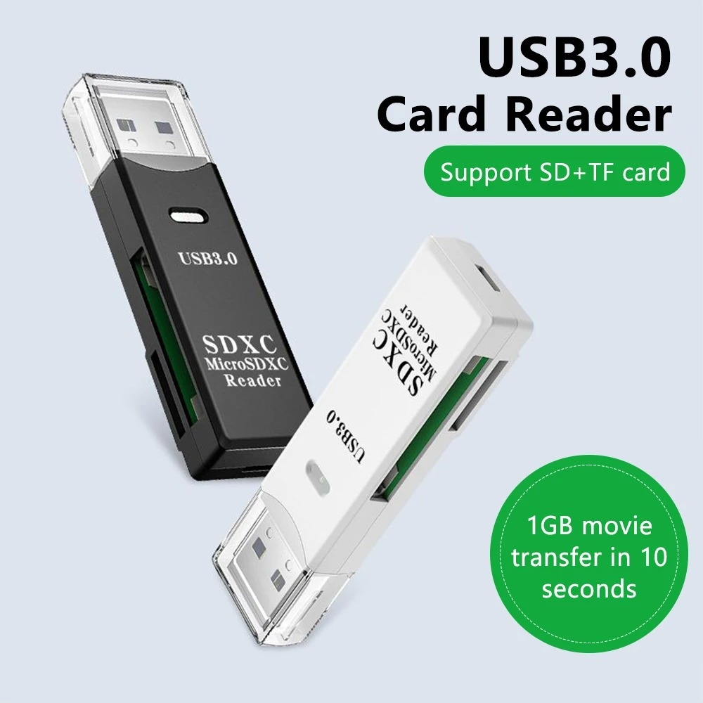 Home Assistant Sd - Pembaca Kartu USB 3.0/2.0 2 In