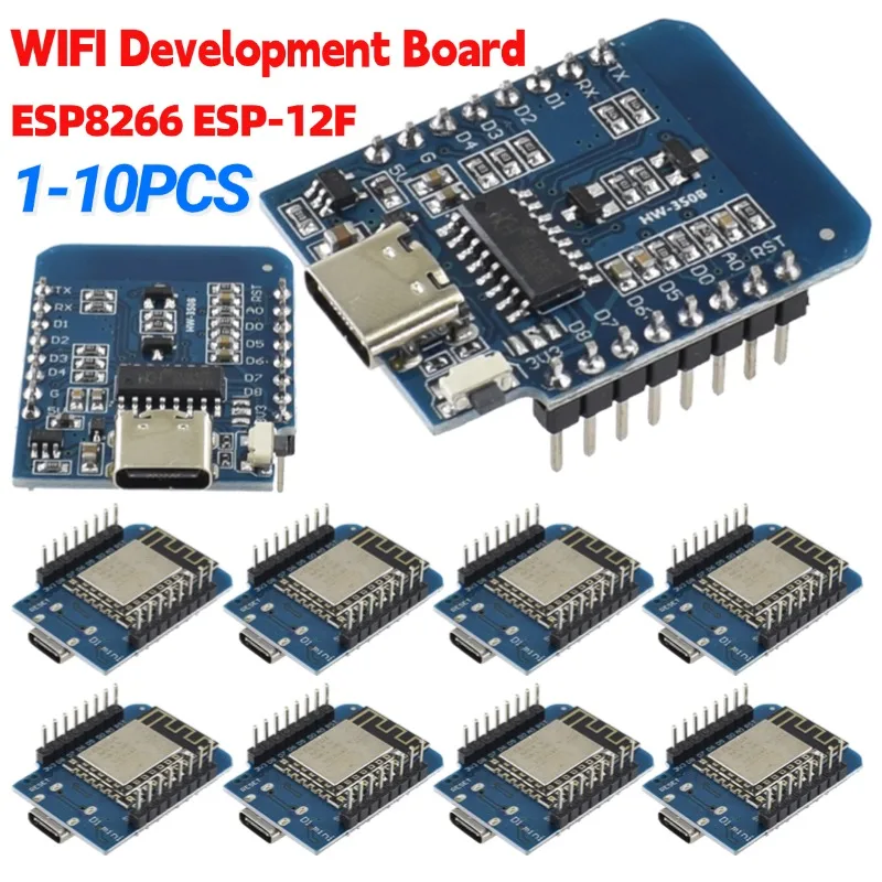 Esp8266 Nodemcu Board - 1-10 Buah ESP8266 ESP-12F D1 Papan