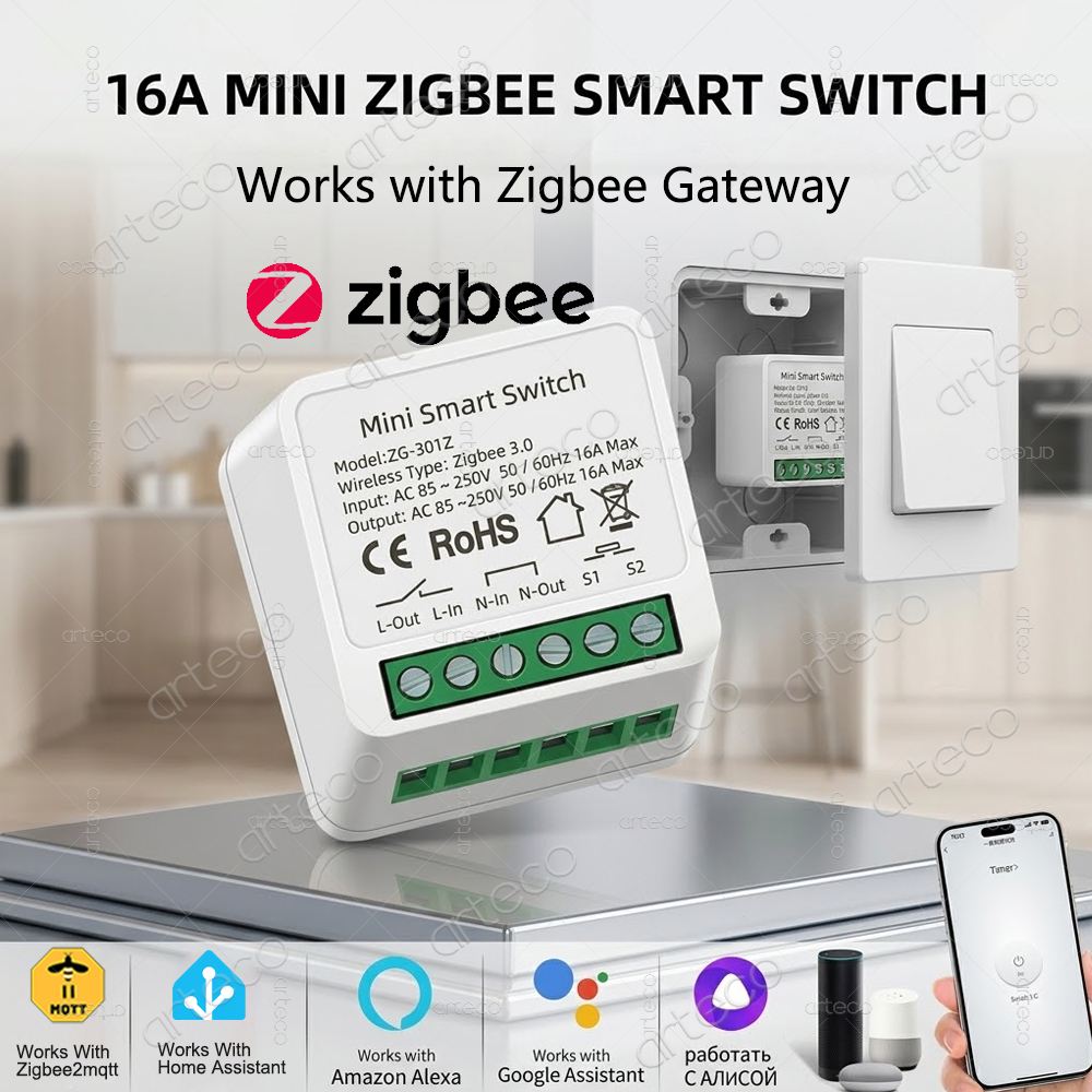 Diy Home Automation Hub - Mini Zigbee 3.0 Smart Switch 16A