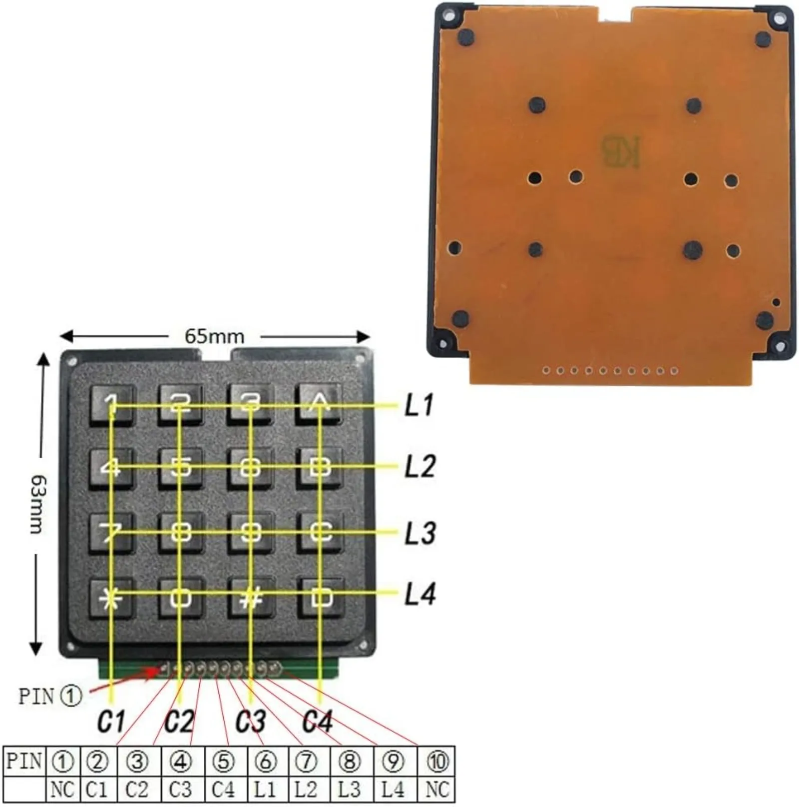 Modul Keyboard Membran Matriks - Home Automation Arduino ulasan dan harga