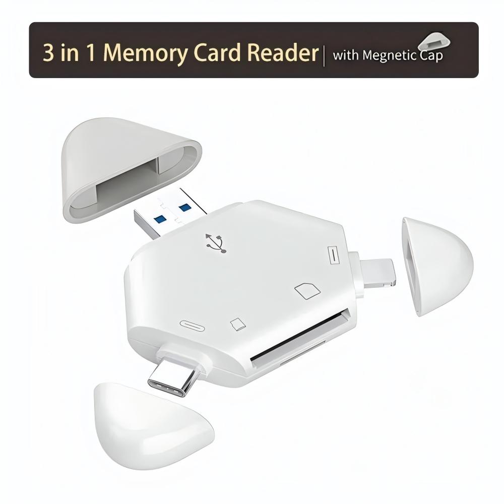 Pembaca Kartu Memori 3 In 1 de - Home Assistant Sd ulasan dan harga