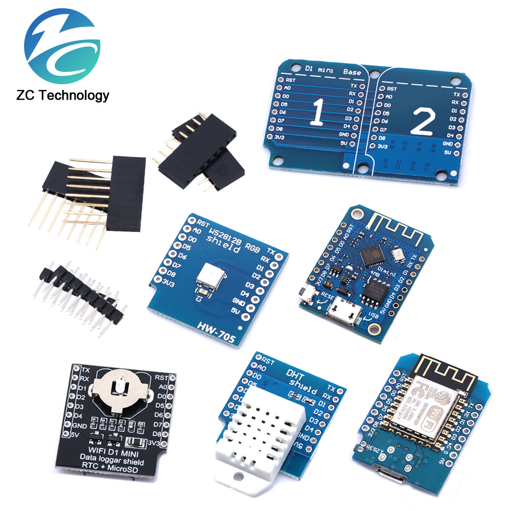 D1 Mini ESP8266 ESP-12F CH340G - Esp8266 Nodemcu Board ulasan dan harga