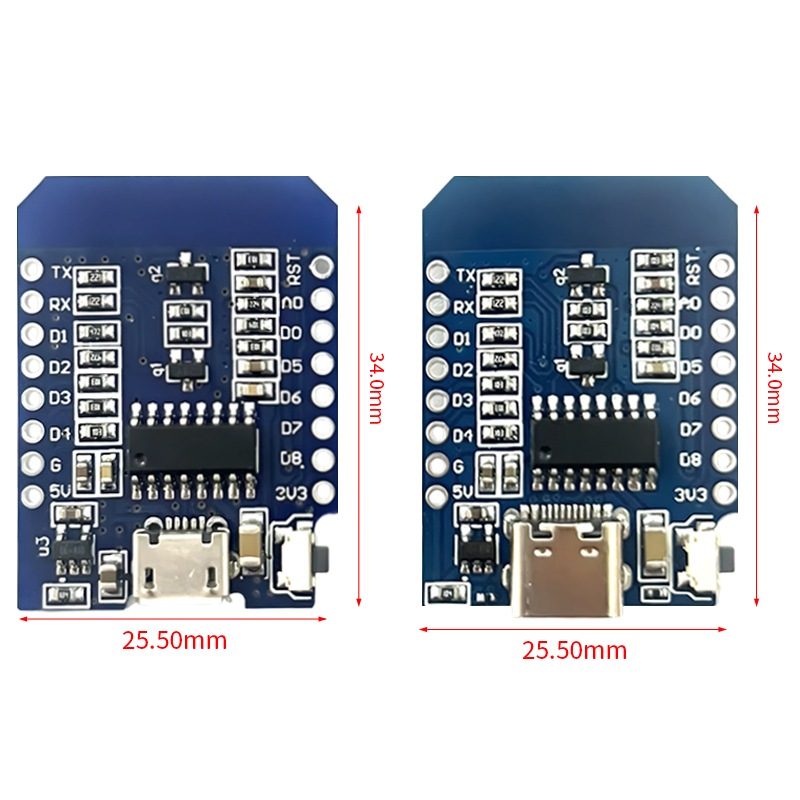 XCW WeMos D1 Mini TYPE-C/Micro - Esp8266 Nodemcu Board ulasan dan harga