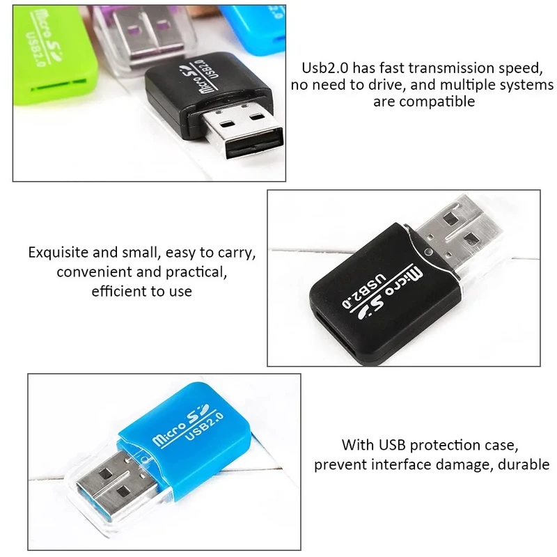 USB 2.0 TF Mini portabel, pemb - Home Assistant Sd ulasan dan harga