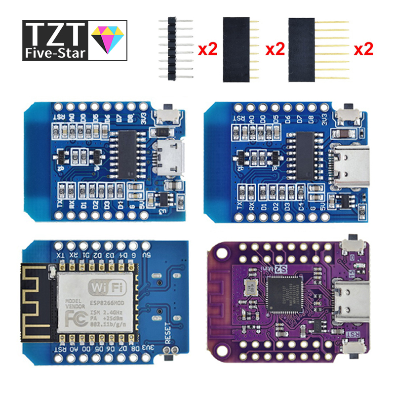 WeMos D1 Mini Pro V3.0 NodeMcu - Esp8266 Nodemcu Board ulasan dan harga